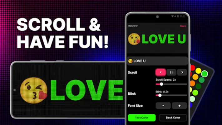 LED Scroller android App screenshot 4